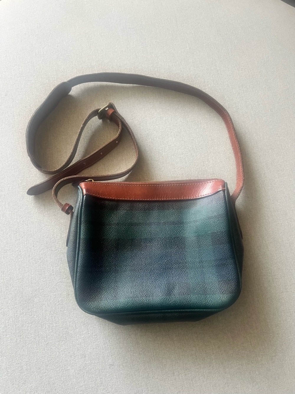 RALPH LAUREN Blackwaych Tartan Crossbody Bag